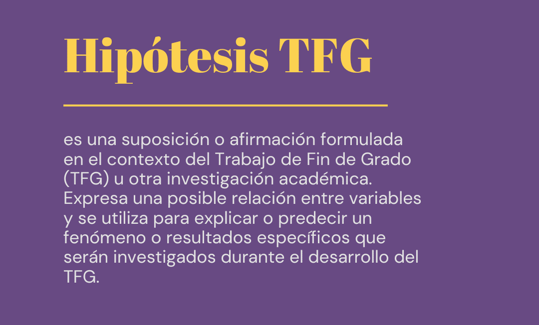 Hipótesis TFG